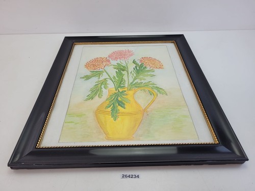 Bild acryl blumen blumenvase - acryl,