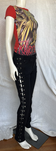 Women lace jeans - lace,