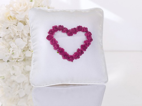 Ringkissen hochzeit creme mit - creme,