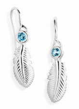 Feather Drop Earrings 1 Pair