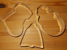 Ausstecher Stiefel 9cm Schneemann 9cm Glocke 7cm Tiefe Lebkuchen Ausstechformen