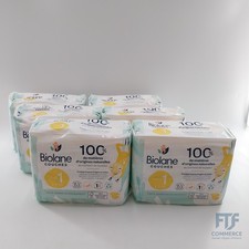 BIOLANE - Couches bébé taille 1 - (2-5 kg) - Peaux Sensibles - Ultra-Absorbant, 