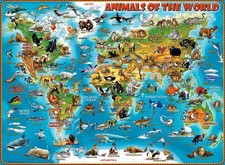 Tiere rund um die Welt - Puzzle mit 300 Teilen (2019, Game)