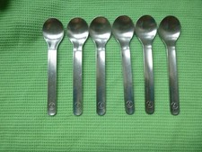 6 x Lufthansa Kaffeelöffel Business Class  Design Wolfgang Karnagel