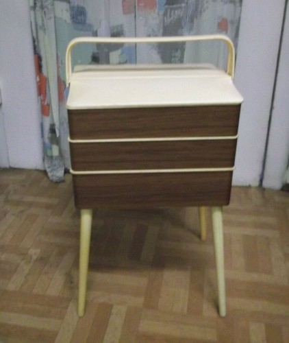 50er 60er nähkasten korb - korb, 6