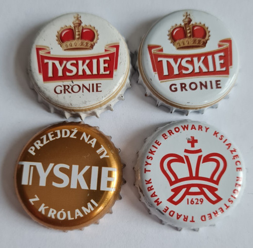 Tyskie kronkorken bottle - tyskie, kronkorken/bottle