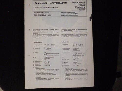 Original service manual - original,