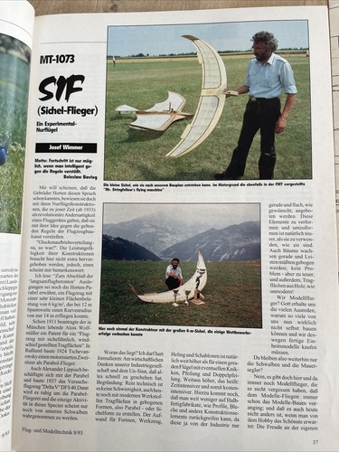 Bauplan für segelflugzeug - bauplan,