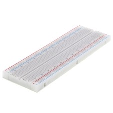 Breadboard (Steckbrett) mit 830 Kontakten 