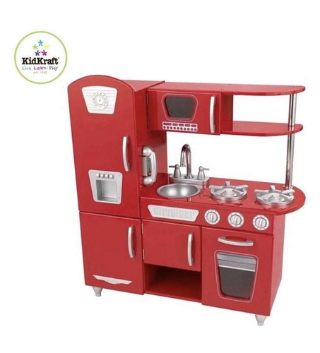 Kidkraft spielküche retro rot - spielküche,