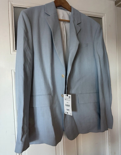 Zara herren blazer - zara, hellblau