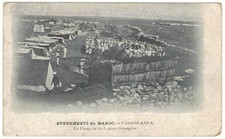AK - Le Camp de la Legion etrangere - Casablanca Marokko - 19. Res. Div. - 1. WK