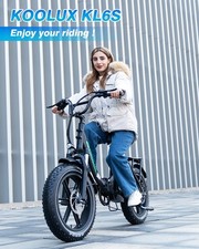 Bis 120KM Elektrofahrrad 500-Motor 20 Zoll E-bike Damen 15.6AH Trekking 7 Gang