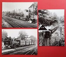 3 x Foto AK RADEBEUL Kleinbahn