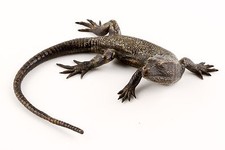 Wiener Bronze ? , Echse , Leguan vollplastische Figur
