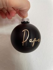 Weihnachtskugel mit Wunschname