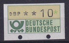 ATM Bund 1.Ausgabe 10Pfg-Wert