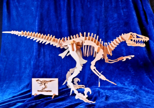 Dino 80cm puzzle holz - 3d,