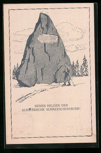 Ansichtskarte bergsteigen - ansichtskarte,