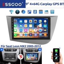 Für Seat Leon 1P1 2005-2012 4+64G Android 15 Autoradio Carplay GPS NAVI WIFI RDS