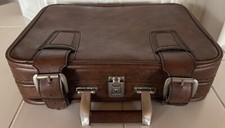 Vintage kunstleder koffer - vintage, kunstleder-koffer