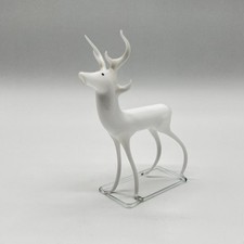 Alte Lauscha Bimini Glasfigur Figur Hirsch Hohlglas Glas Glaskunst Tierfigur