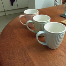 Greengate Henkeltasse Alice,hellblau, hellgrün, rosa