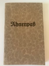 Ahnenpaß einer Frau aus