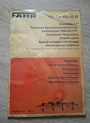 Fahr kreiselheuer heuwender - fahr,