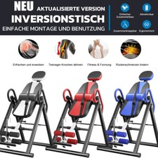 Klappbarer Inversionsbank Schwerkrafttrainer Inversion Table Streckbank Fitness