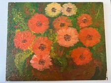 ALTES ÖLGEMÄLDE BLUMEN