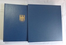 blaues Schaubek Vordruckalbum BRD mit Inhalt und Kassette!!!