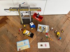 Playmobil 5254 elektrischer Verladekran + 9843 Baucontainer