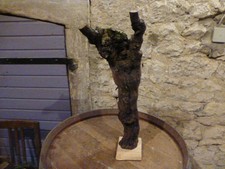 Stele Skulptur Holz Naturholz