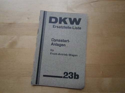 Dkw ersatzteilliste 23b - dkw,