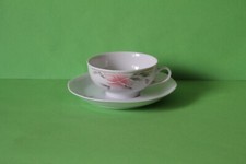 Mitterteich Form 2040 Sissi Rosa Blüte Teetasse mit Untertasse Tasse Untere