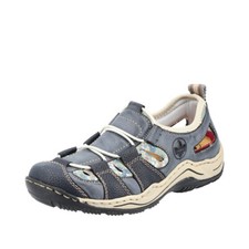 Rieker Damen Slipper Blau lose