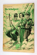 Die Schulpost Nr.1 1954 DDR Ostalgie Schülerzeitschrift Pionier Zeitung 