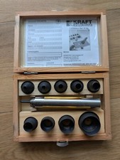 Locheisen Set mit Zentrierspitze Belt Punching Ø5-32 mm Stanzwerkzeug