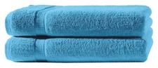 2 Badetücher türkis 100x150