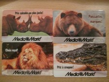 4 versch Geschenkkarte MEDIAMARKT leer Schweiz