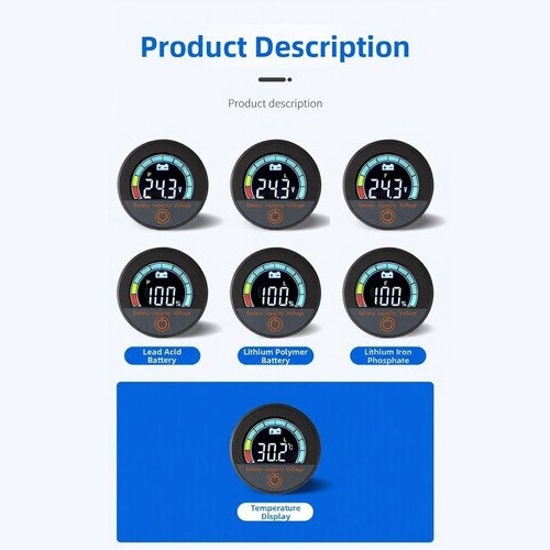 Led anzeige voltmeter mit - led,