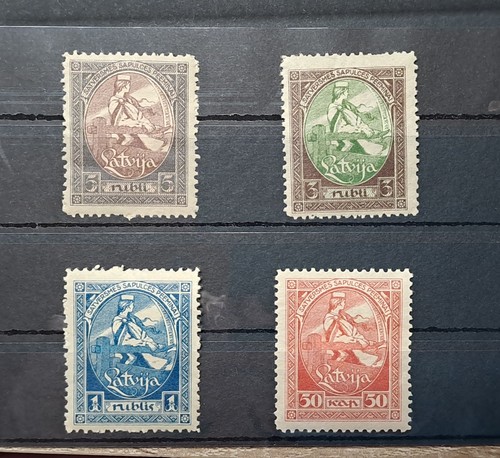 Lettland 1922 lot - ab,