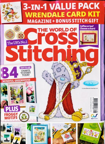 World cross stitching - of,