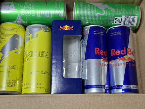 Red bull energy drink - red,