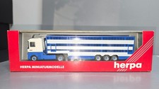 Herpa 1:87 LKW Renault AE Viehtransporter-Sattelzug 2a/3a in OVP - 143905