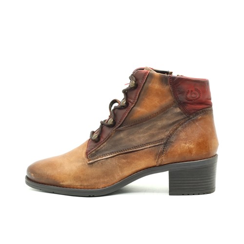 Bugatti damen lederstiefelette - bugatti,