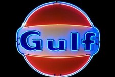 Gulf Gasoline Motor Oil Gas