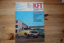 KFT Kraftfahrzeugtechnik 6/1978  Test MZ TS 250 Gespann Test Skoda 105 S,Ritmo