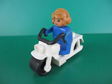 Lego Duplo Motorrad mit Fahrer